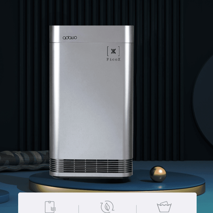 PXV02 - Smart Air Purifier For Home. Silver ion Filter +  UV + True HEPA 13 Pico X