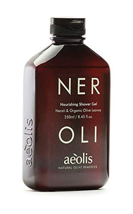 Aeolis All Natural Nourishing Shower Gel with Neroli and Organic Olive Leaves Pico X 