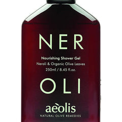 Aeolis All Natural Nourishing Shower Gel with Neroli and Organic Olive Leaves Pico X 