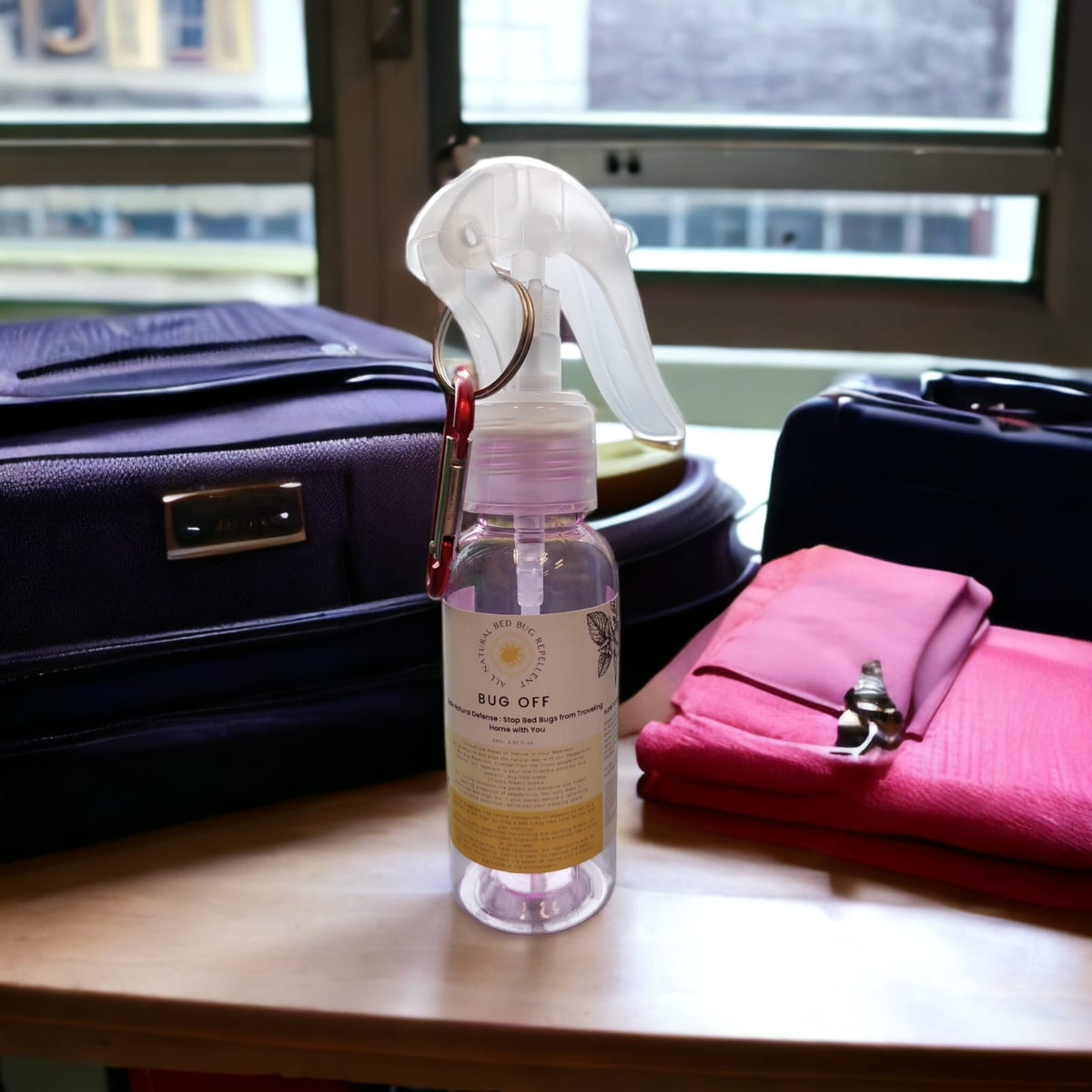 BUG OFF - All natural beg bug repellent with peppermint extract, travel edition Pico X 